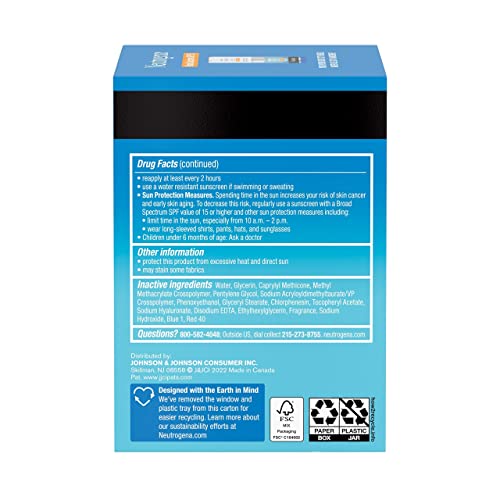 Neutrogena Hydro Boost Face Moisturizer with SPF 25, Hydrating Facial Sunscreen, Oil-Free and Non-Comedogenic Water Gel Face Lotion 1.7 oz - Image 2